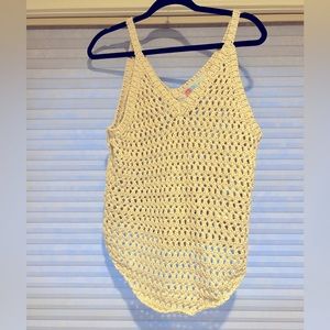 FP Beach Crochet Tank